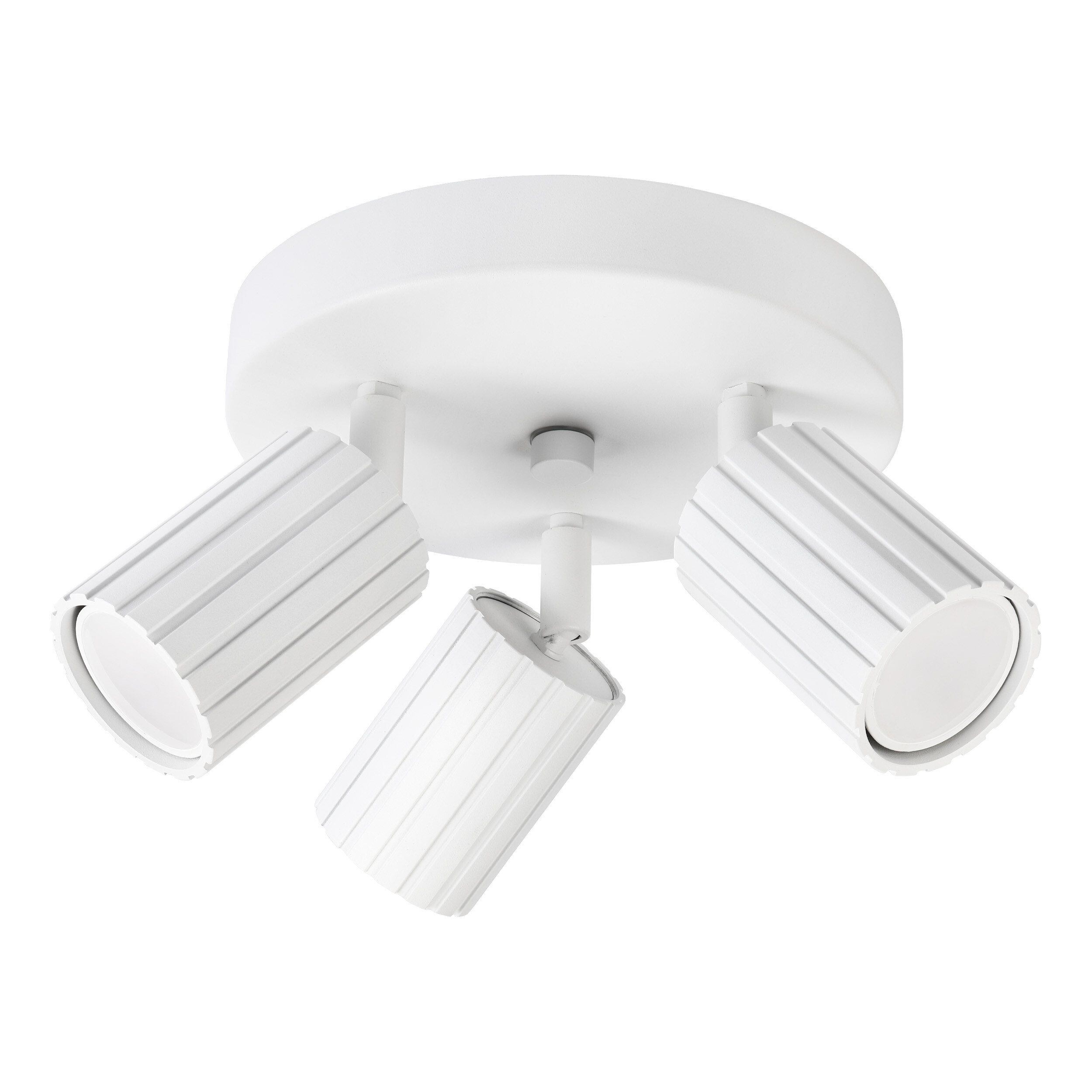 Lamkur Strahler Prisma weiß Stahl B/H/L: ca. 18x19,5x18 cm 3 Brennstellen Lamkur Strahler Prisma weiß Stahl B/H/L: ca. 18x19,5x18 cm 3 Brennstellen