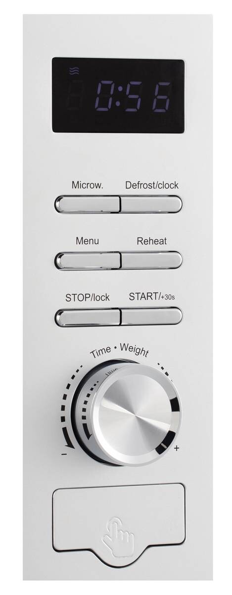 POCOline Mikrowelle silber Kunststoff D: ca. 26 cm ca. 20 l