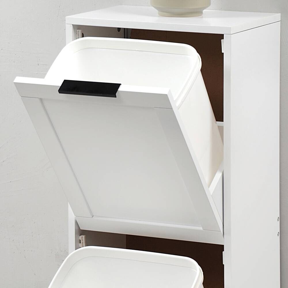 Kesper Universalschrank weiß Spanplatte B/H/T: ca. 35x89x23 cm