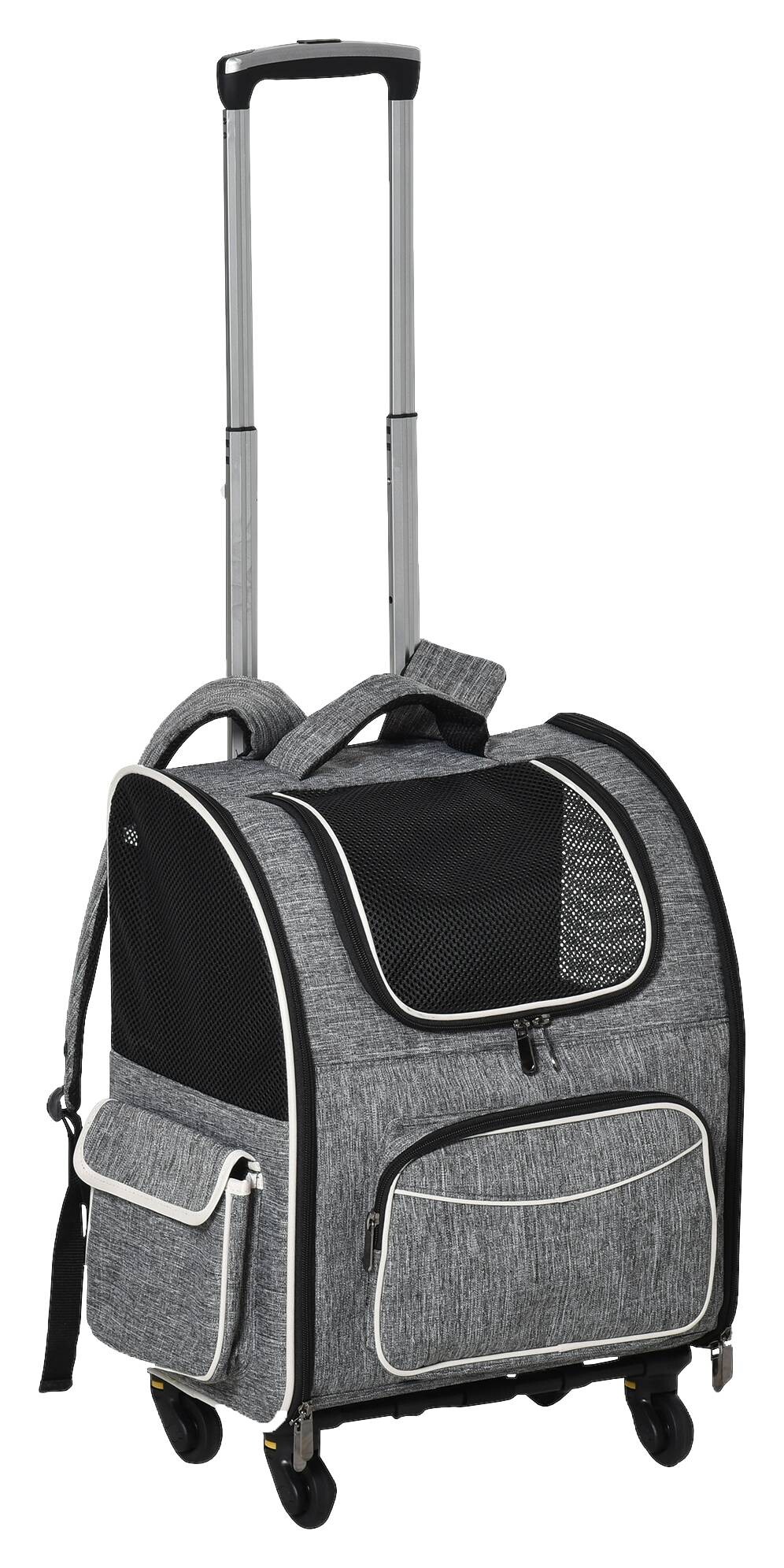 PawHut Tragetasche für Haustiere schwarz Polyester B/H/L: ca. 33x51,5x43 cm