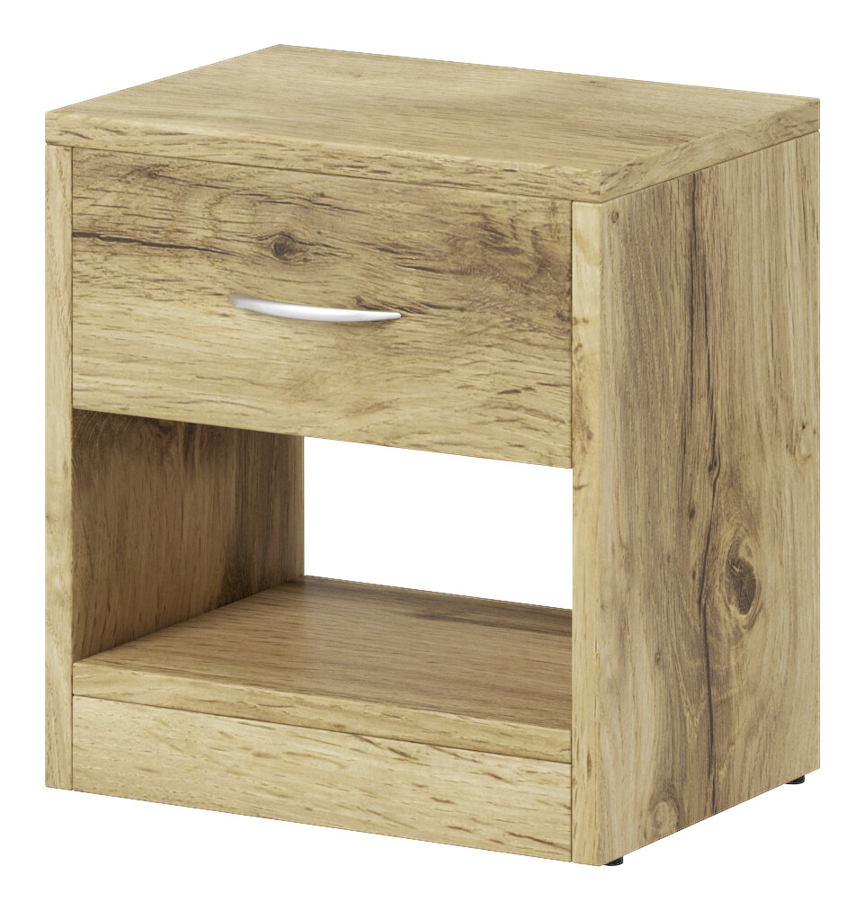 Nachtkonsole NAKA Eiche Wotan Nachbildung B/H/T: ca. 39x41x28 cm