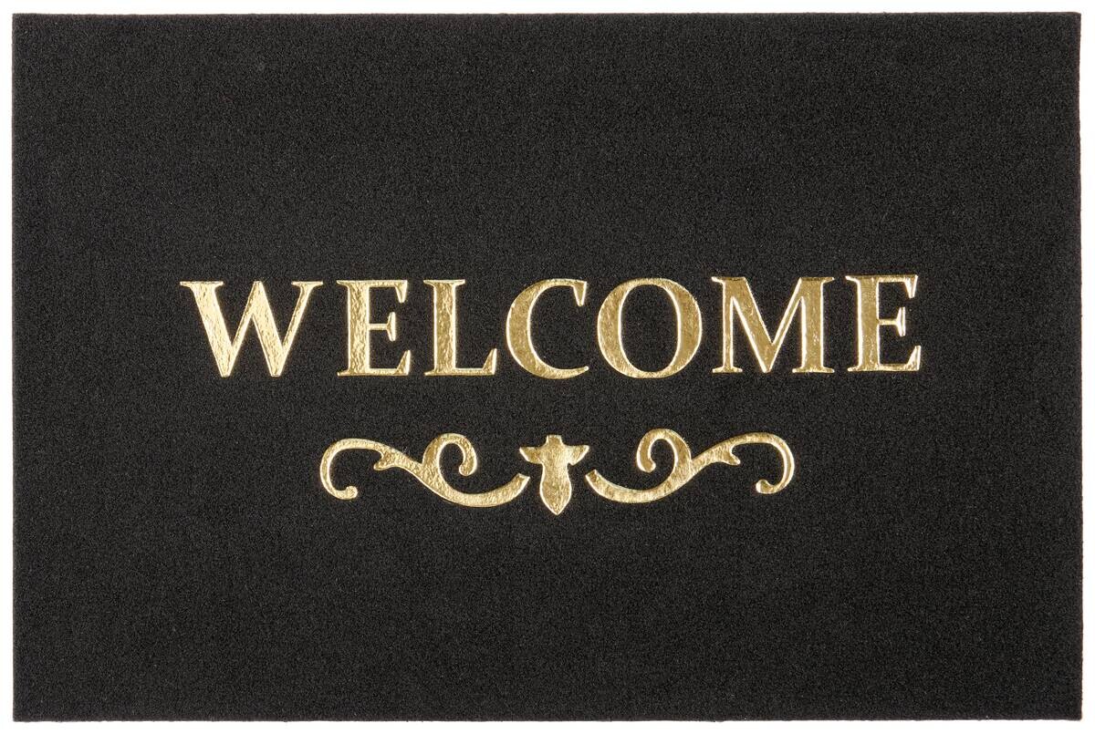 Andiamo Fußmatte Sparkle gold B/L: ca. 40x60 cm
