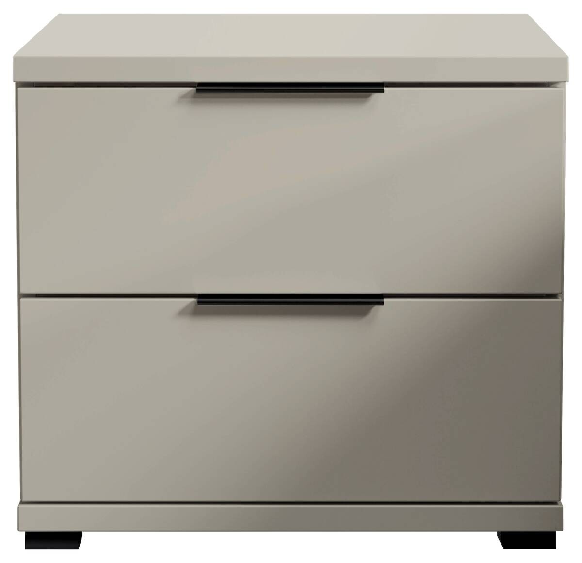 Nachtkonsole Salermo Kaschmirgrau B/H/T: ca. 46x43x42 cm