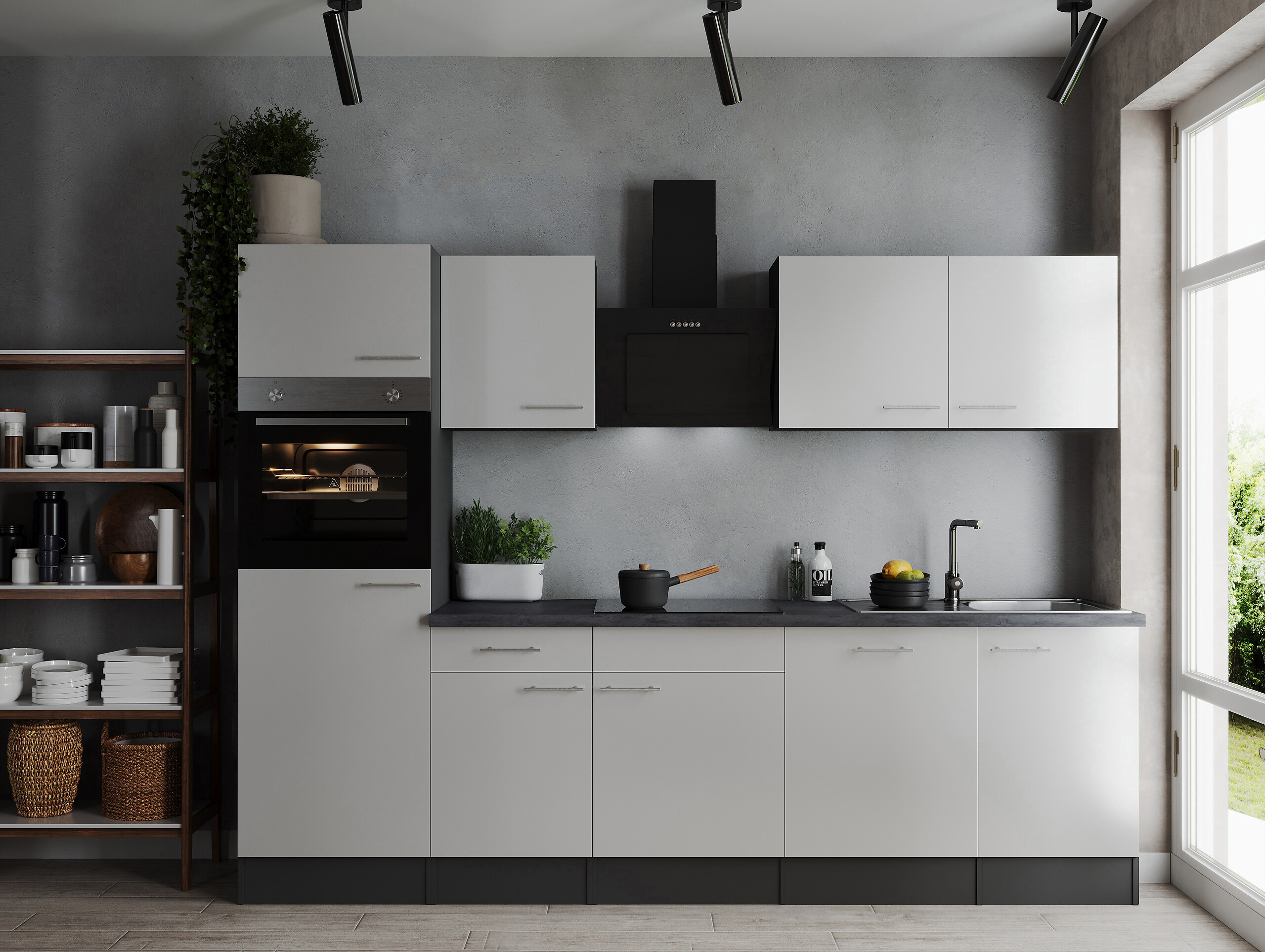 Küchenblock Oliver B/H/T: ca. 280x205x60 cm