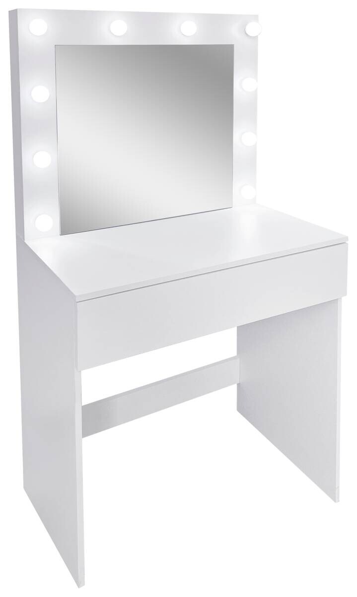 Schminktisch Lola weiß B/H/T: ca. 80x147x40 cm
