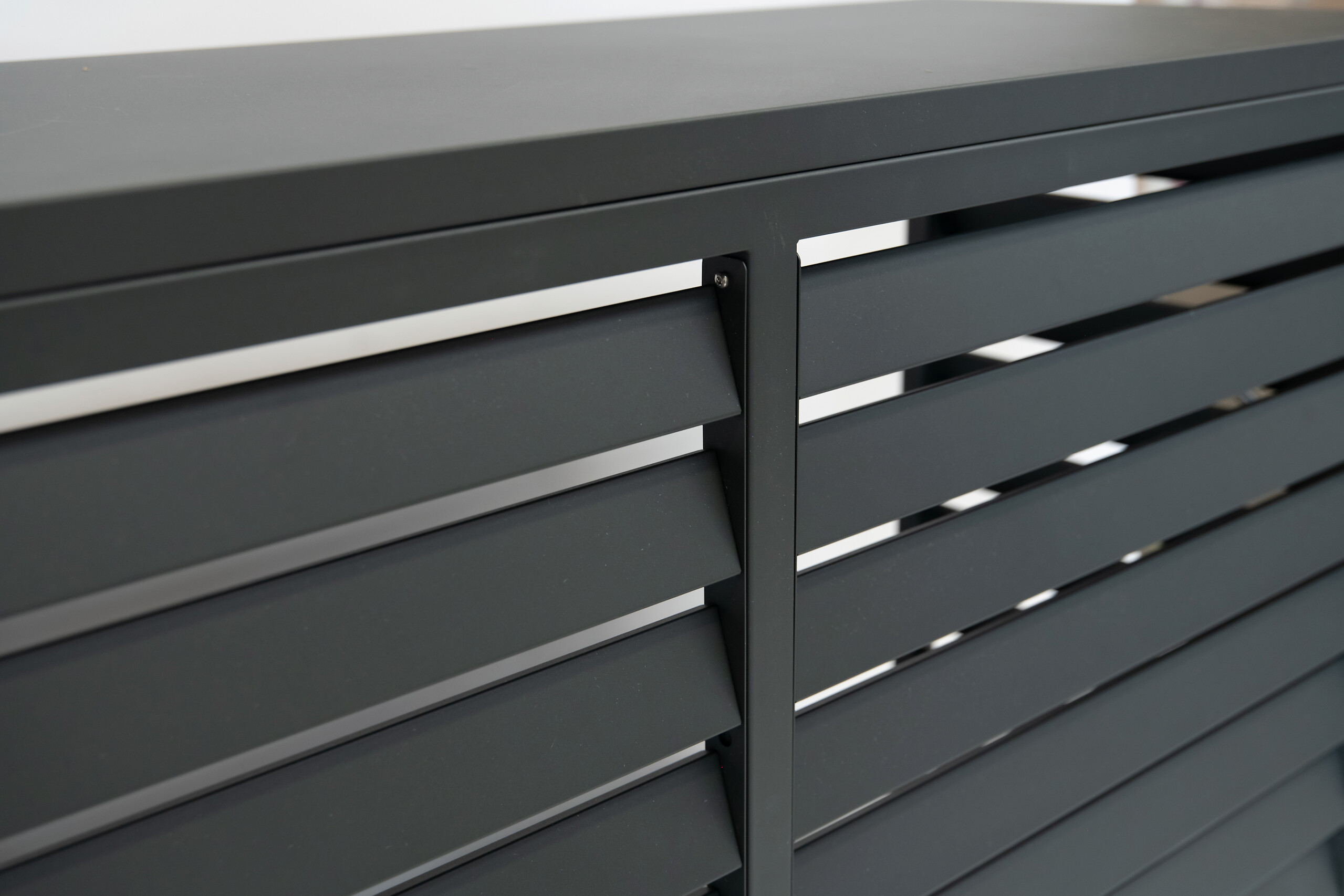 Westmann Verkleidung Wärmepumpe Boxa anthrazit B/H/L: ca. 140x97x56 cm