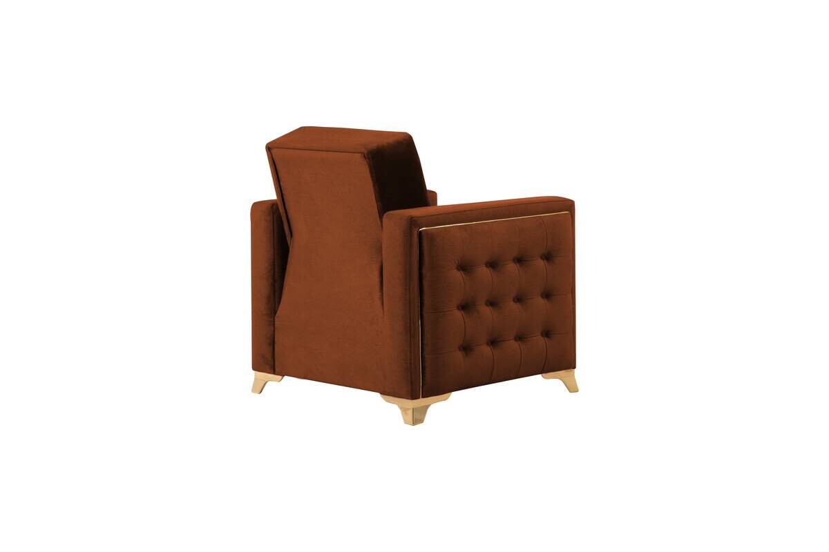 Sofa 3-2-1 Cavana zimtbraun Microfaser