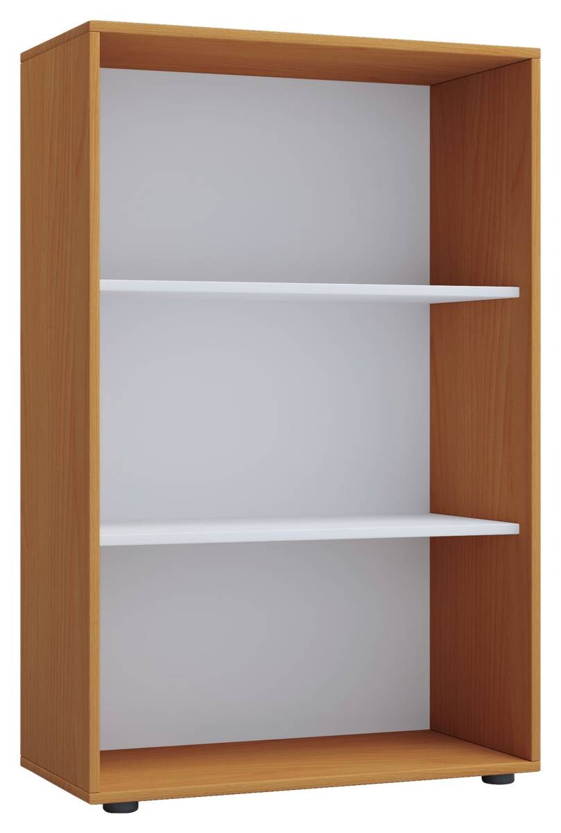 Regal Lona XL ohne Türen buche Nachbildung weiß B/H/T: ca. 70x110x37 cm