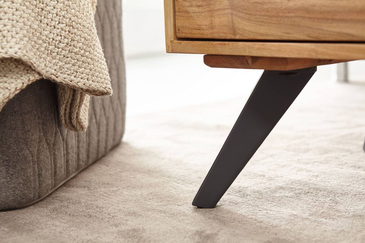 Wohnling Couchtisch braun B/H/T: ca. 45x45x95 cm