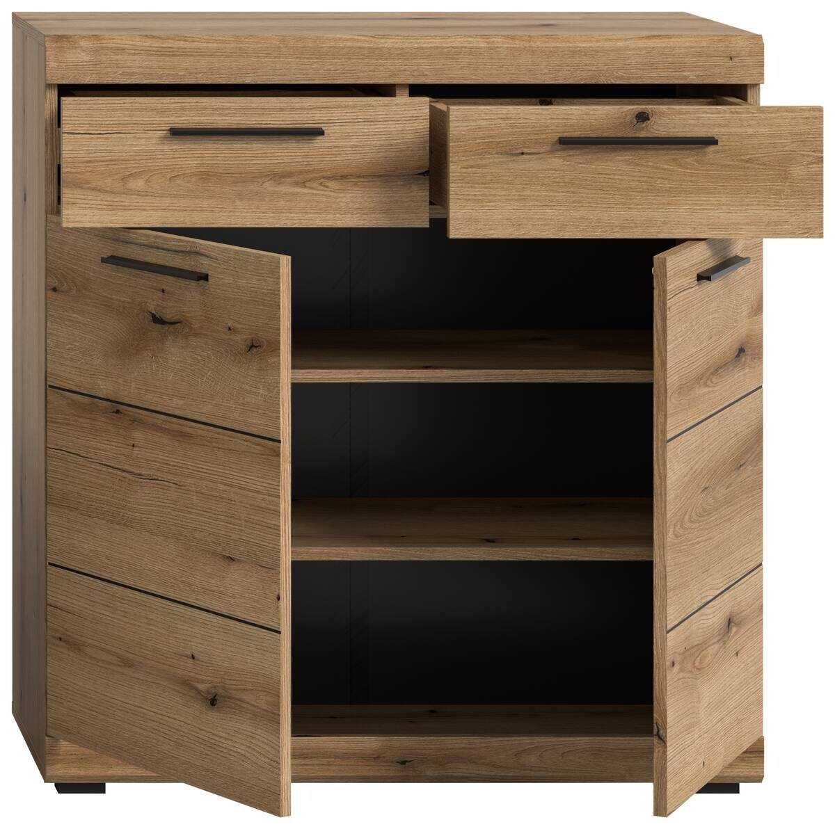 Kommode SCOUT Evoke Oak Nachbildung B/H/T: ca. 90x96x37 cm
