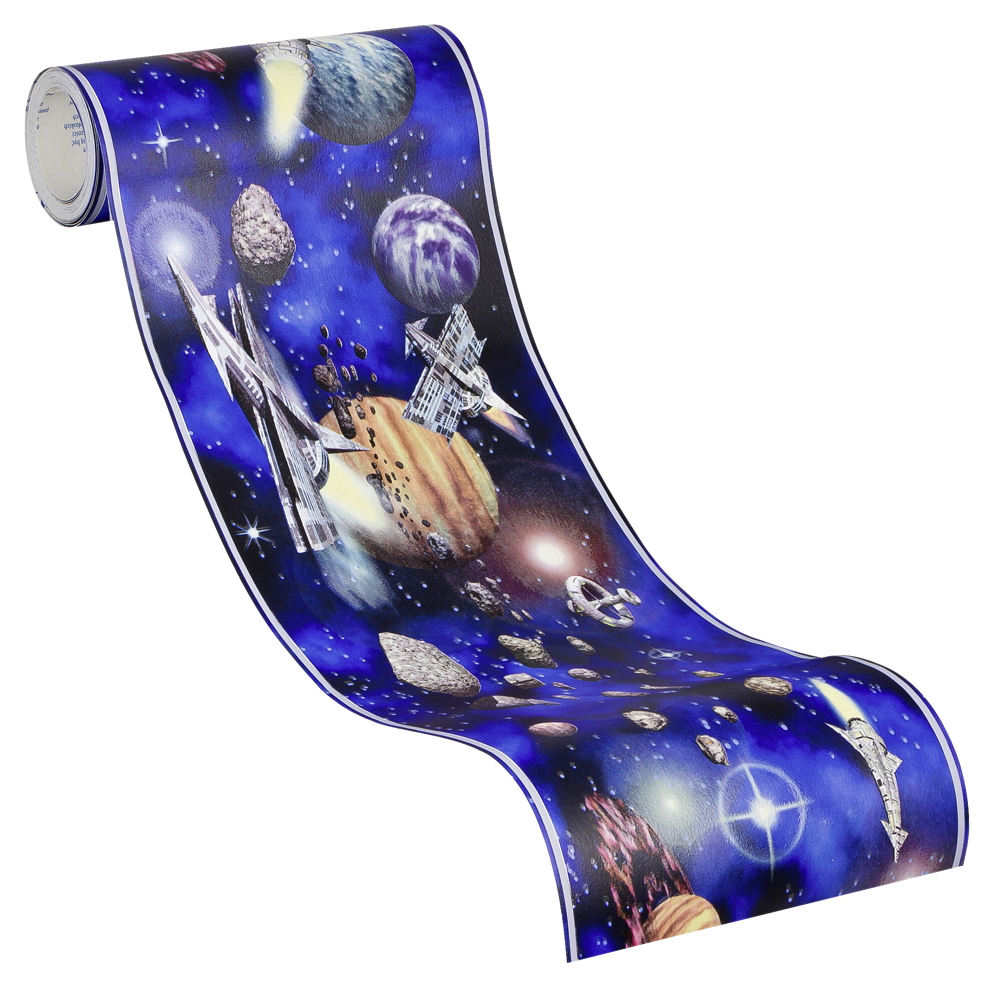 A.S.Creation Bordüre schwarz grau blau B/H/D: ca. 17x500x6 cm