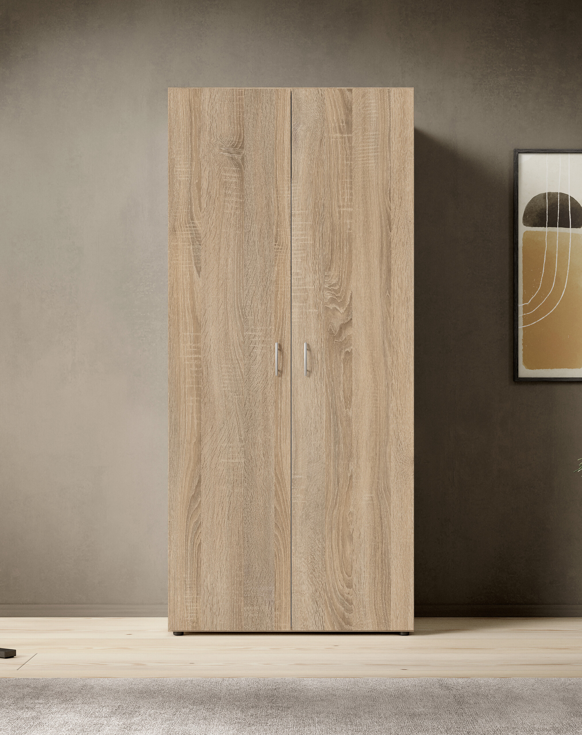 Kleiderschrank Joe Eiche Sonoma Nachbildung B/H/T: ca. 81x176x50,8 cm