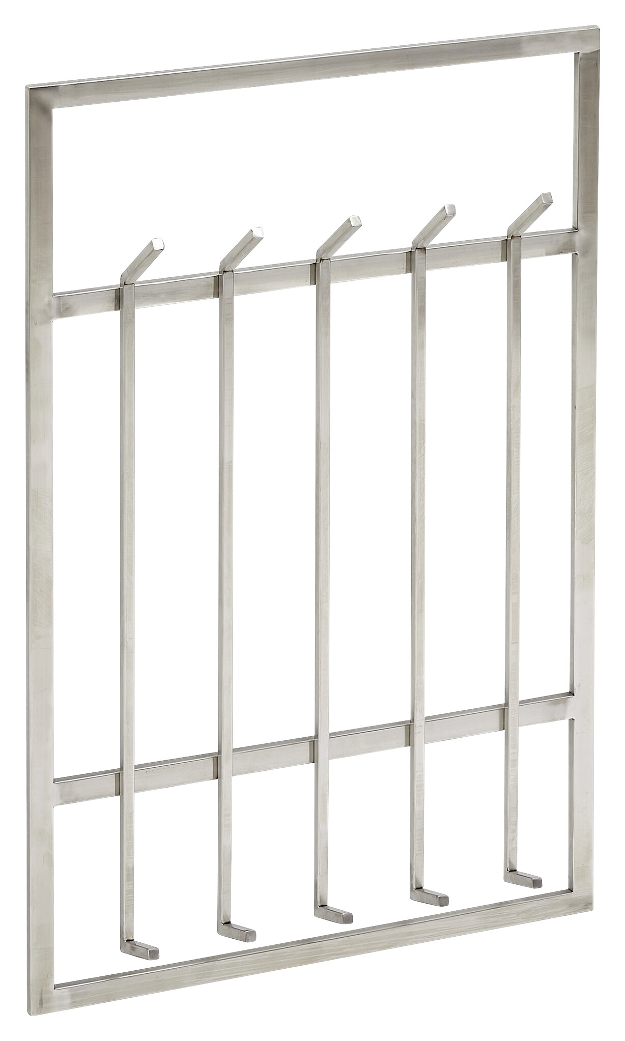 Garderobe silber B/H/T: ca. 60x100x7,5 cm