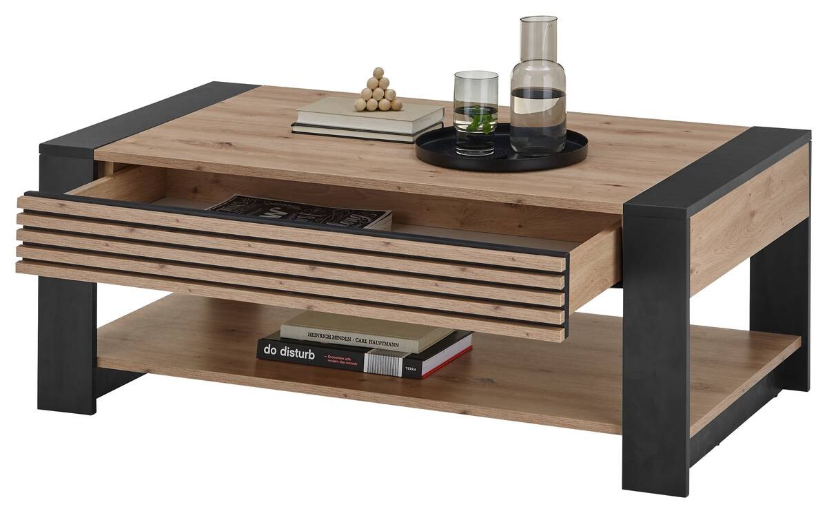 Couchtisch Felipe Eiche Artisan MDF B/H/T: ca. 107x42x60 cm