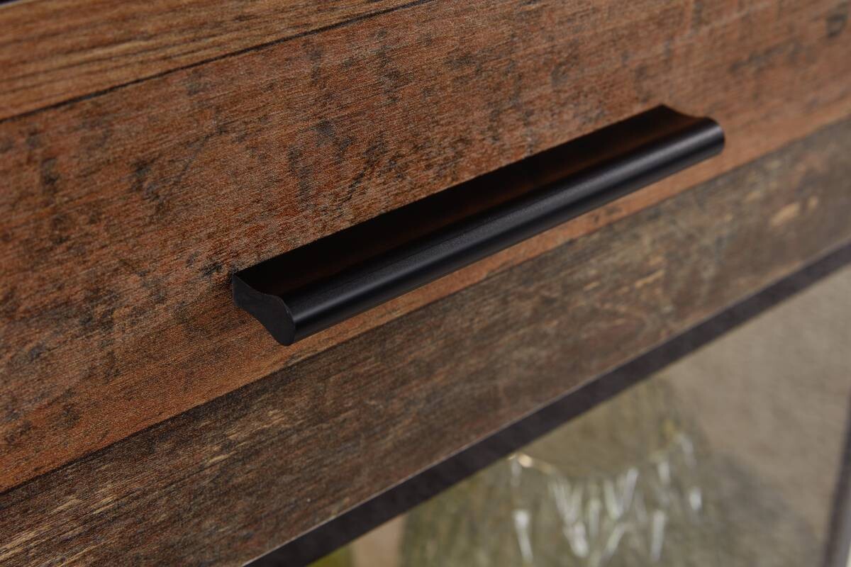 Wohnwand Mango Old Wood Nachbildung Matera Nachbildung B/H/T: ca. 246x182x37 cm