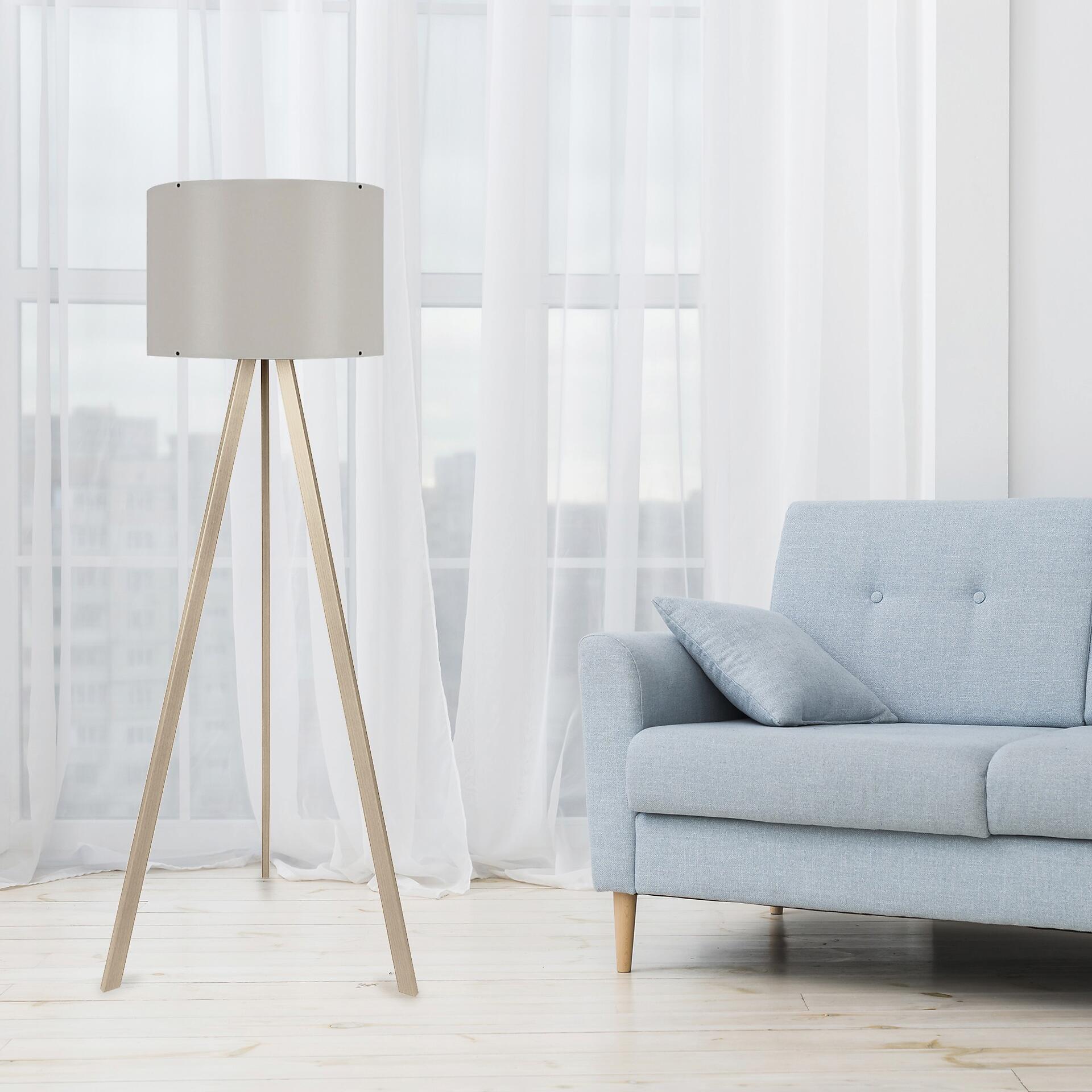 Opviq Stehleuchte creme PVC MDF B/H/T/L/D: ca. 38x140x38x38x38 cm E27 1 Brennstellen Opviq Stehleuchte creme PVC MDF B/H/T/L/D: ca. 38x140x38x38x38 cm E27 1 Brennstellen