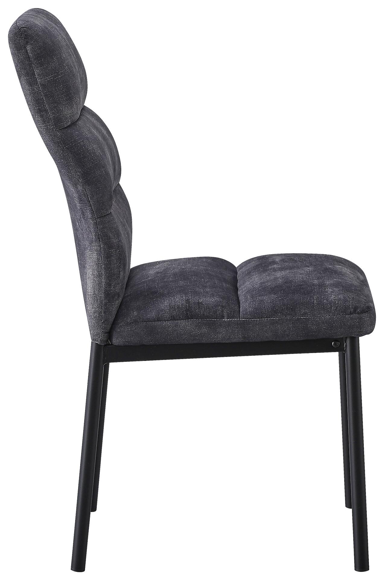 Stuhl Daniel anthrazit Microfaser B/H/T: ca. 45x94x60 cm