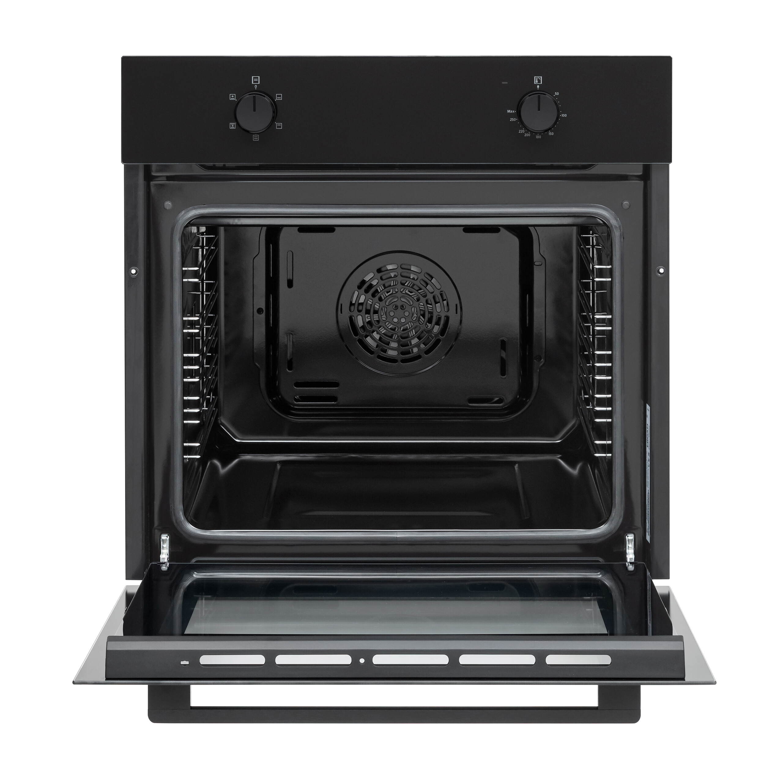 Mican Einbaubackofen BOAUS65 schwarz Metall B/H/T: ca. 59,5x59,5x57 cm