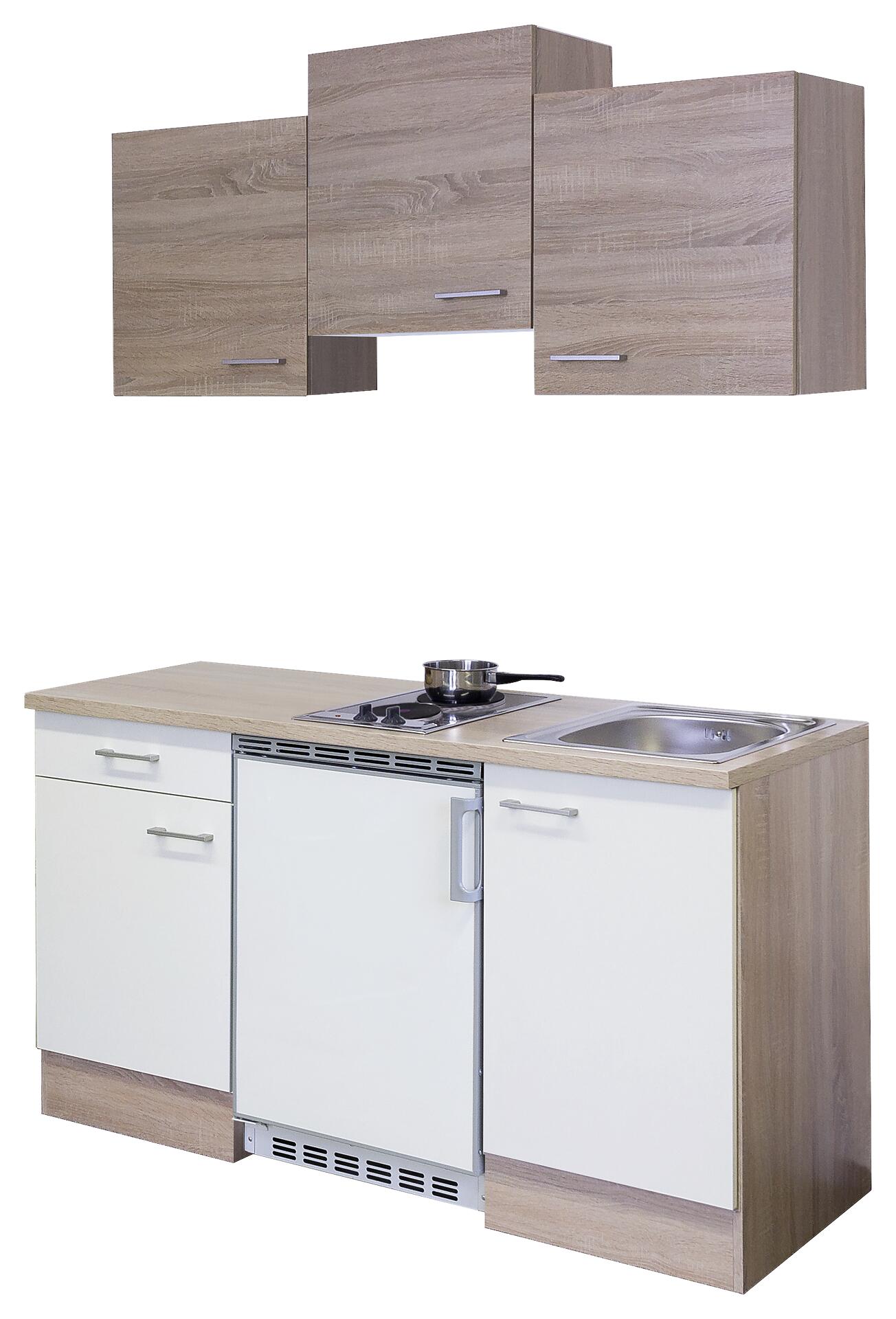 Küchenblock Samoa weiß B/H/T: ca. 151x226x60 cm Küchenblock Samoa weiß B/H/T: ca. 151x226x60 cm