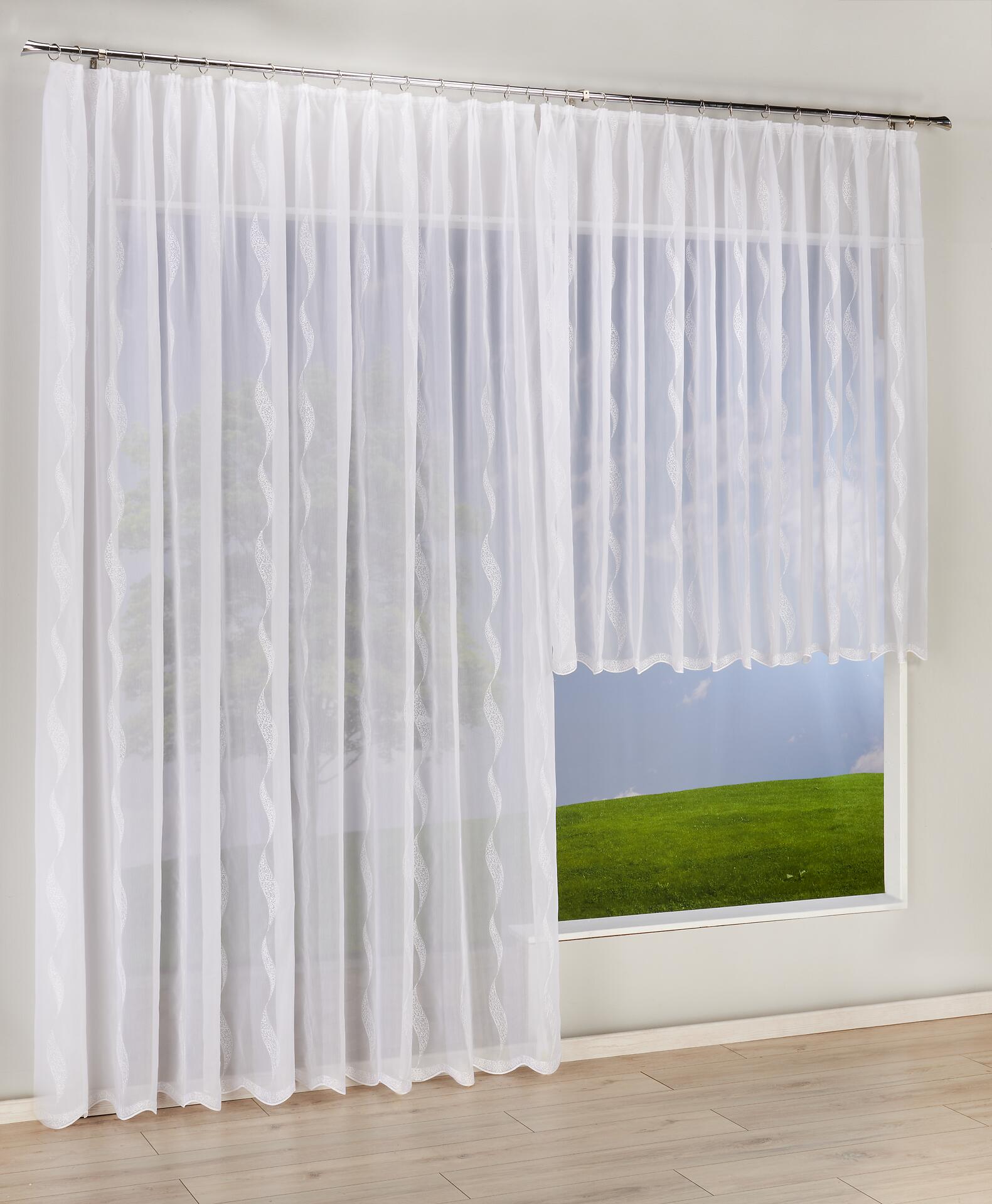 POCOline Fertigstore Sally weiß B/L: ca. 300x145 cm