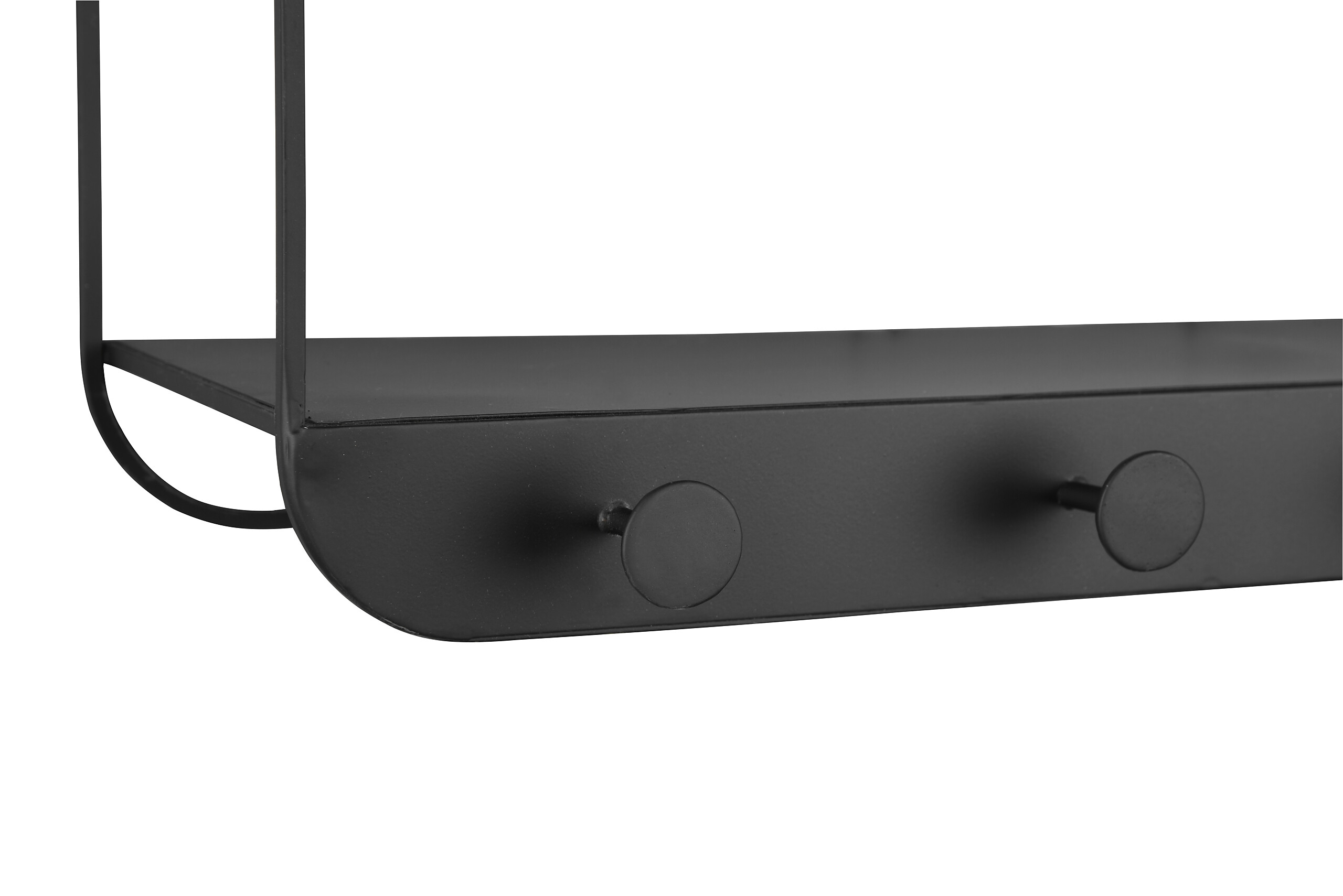 Wandregal Linda schwarz B/H/T: ca. 50x18x15 cm