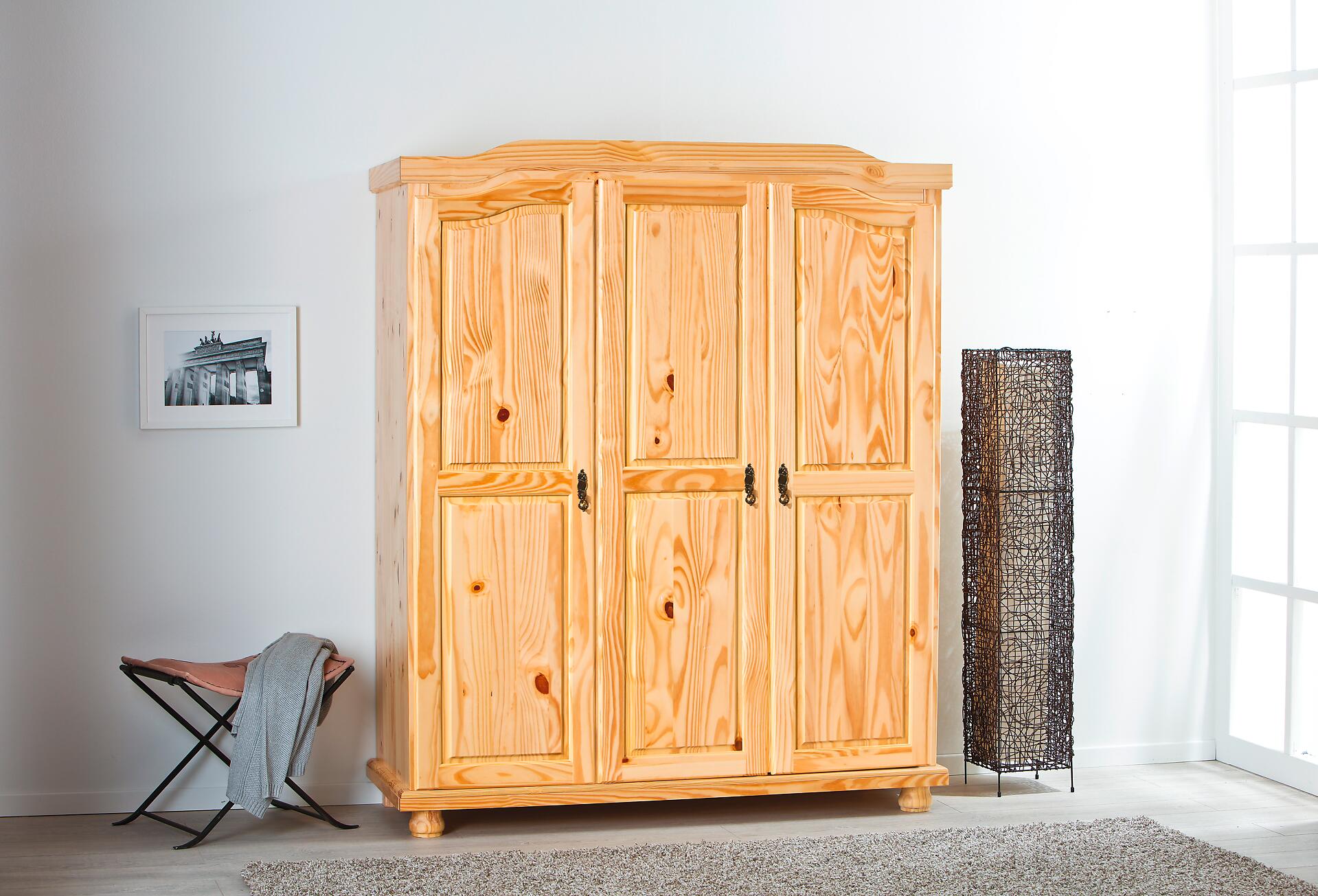 Kleiderschrank Bern natur B/H/T: ca. 150x180x56 cm