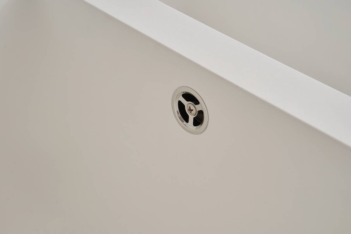 Respekta Einbauspüle Denver 1,5 100 x 50 W weiß Mineralite B/H/T: ca. 100x20x50 cm