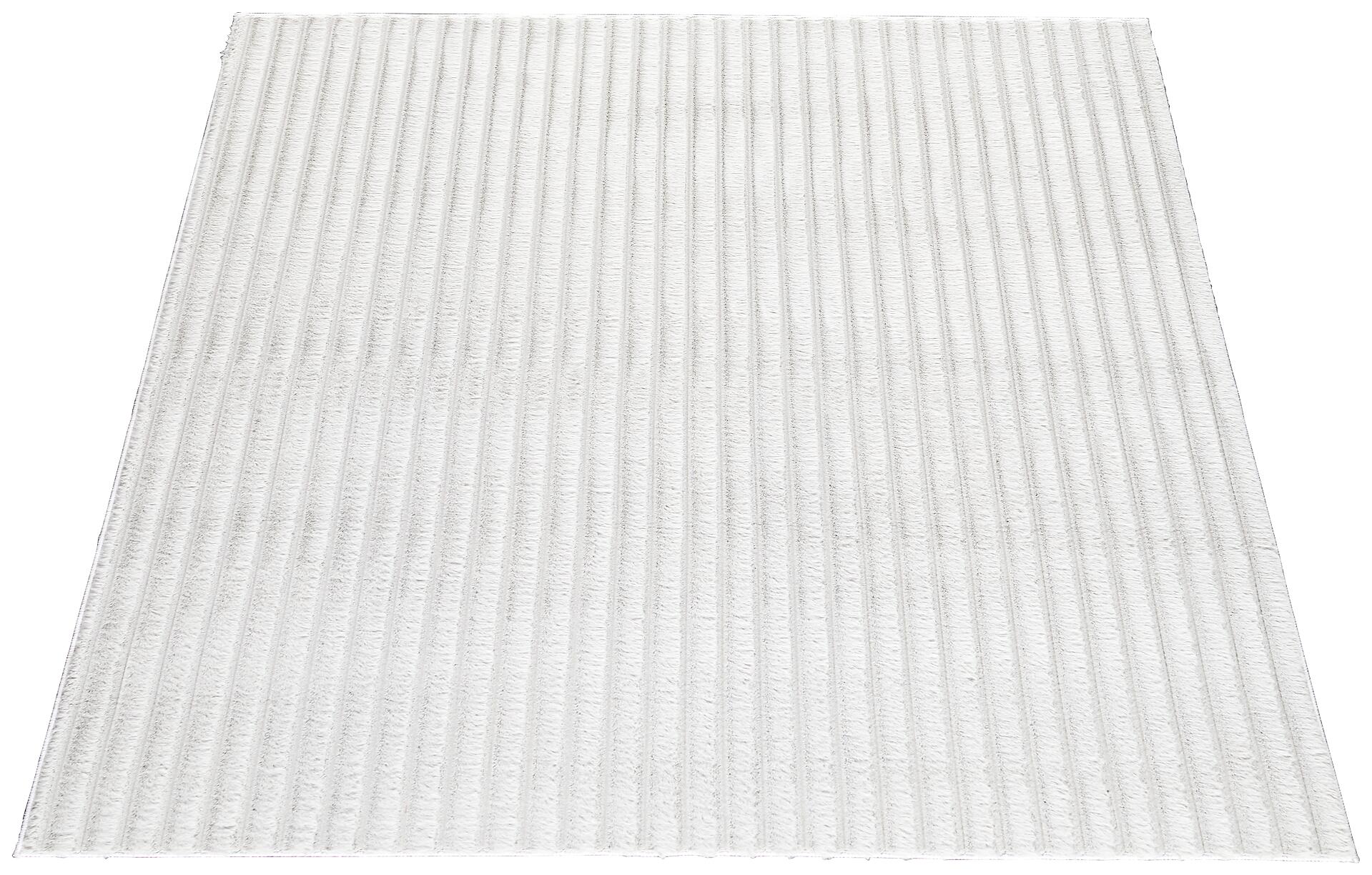 Fellimitat Stripy creme B/L: ca. 160x220 cm