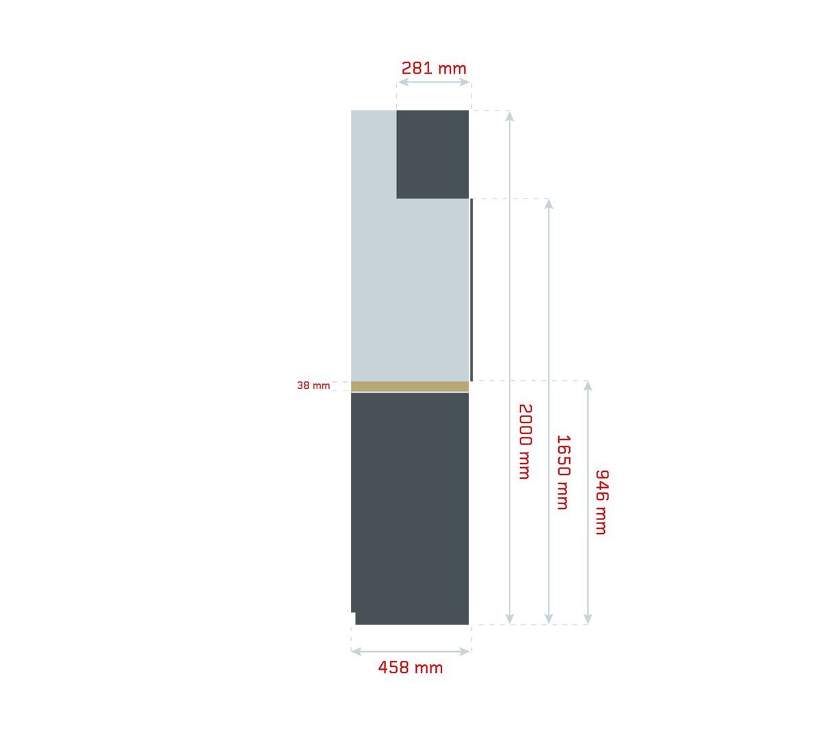 Werkstatteinrichtung Apollo schwarz B/H/L: ca. 456x200x46 cm