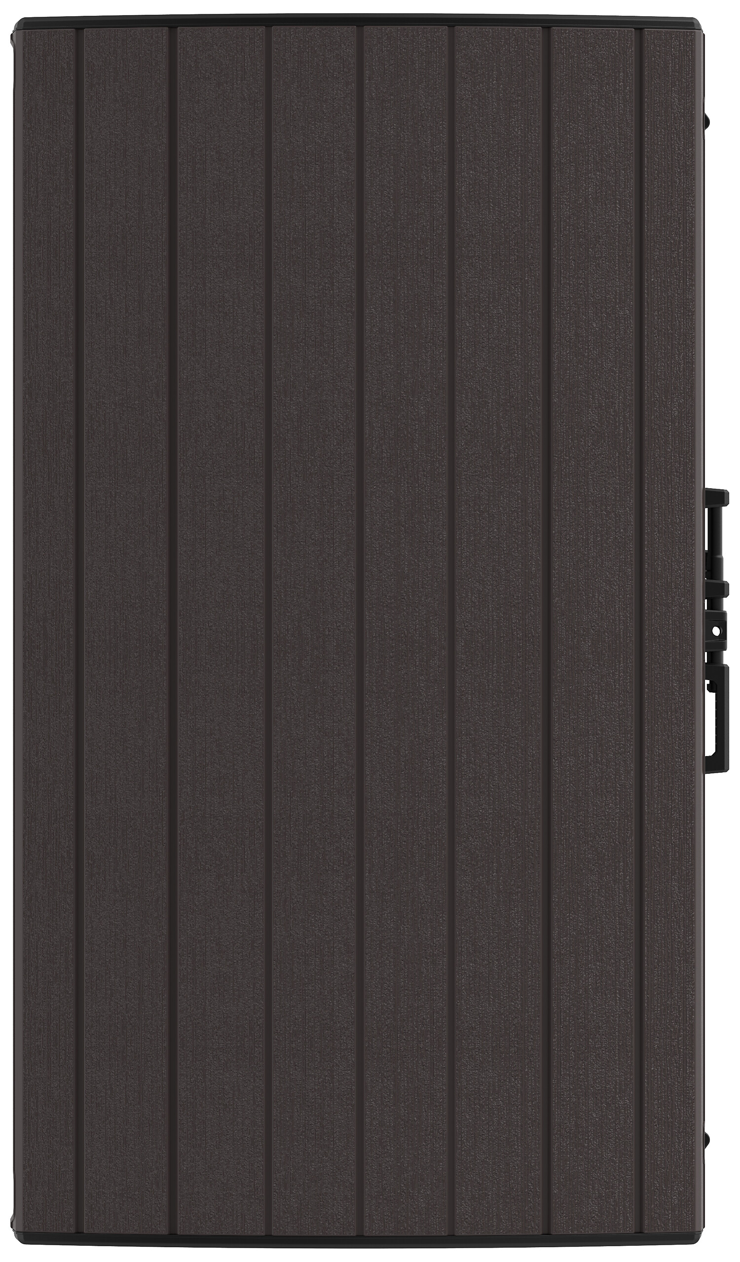 VCM Mülltonnenbox 2er StoreAway braun Kunststoff B/H/L: ca. 145x125x83 cm