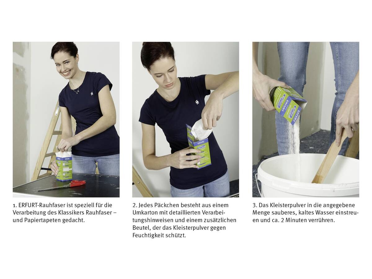 Erfurt Tapetenkleister Rauhfaser ca. 0,2 kg