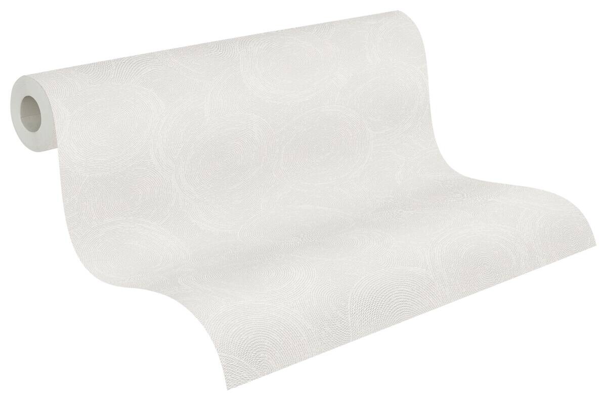 A.S.Creation Vliestapete weiß creme B/H/D: ca. 53x1005x8,8 cm