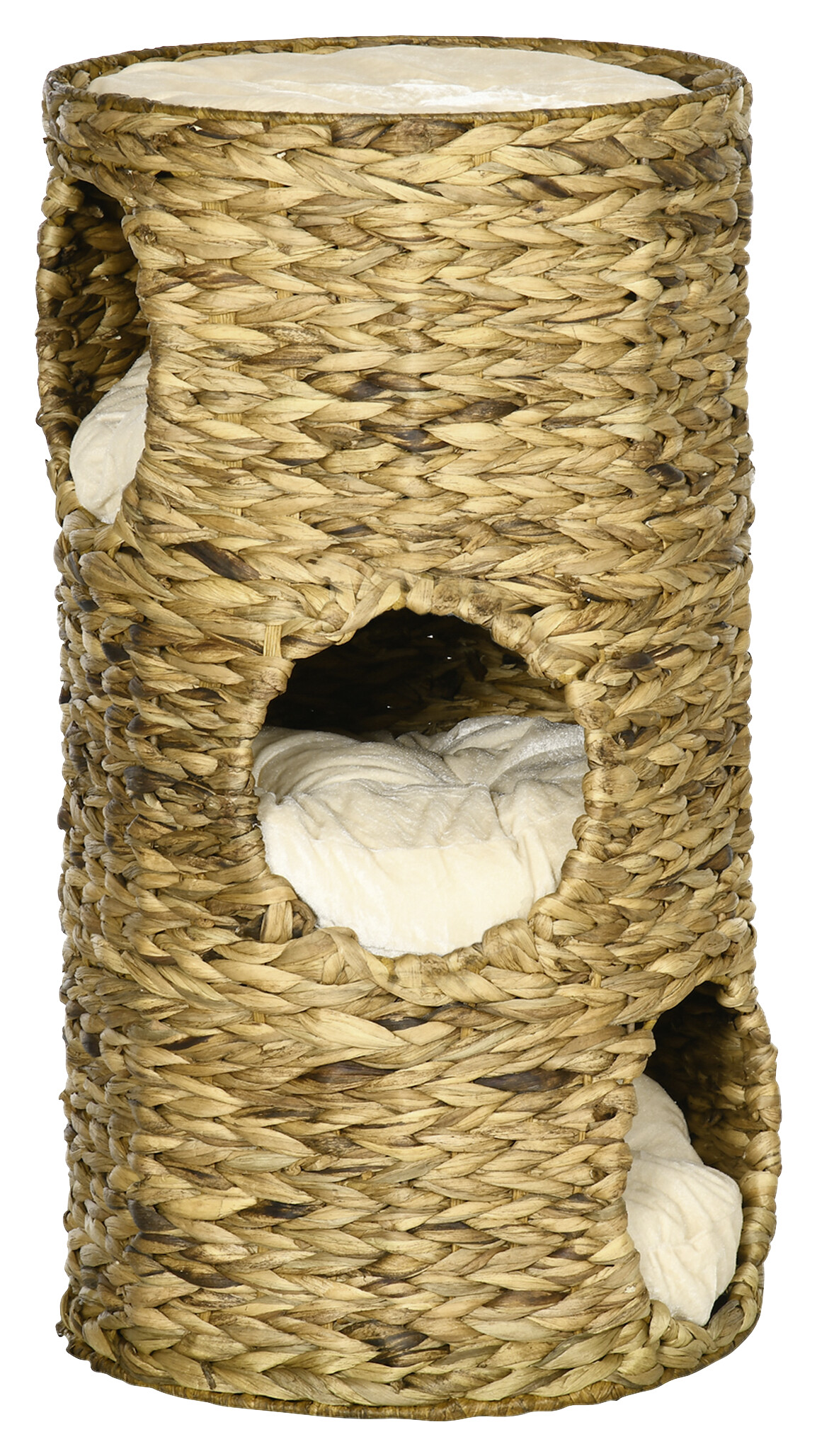 PawHut Kratztonne braun Stahl B/H/L: ca. 40x73x40 cm