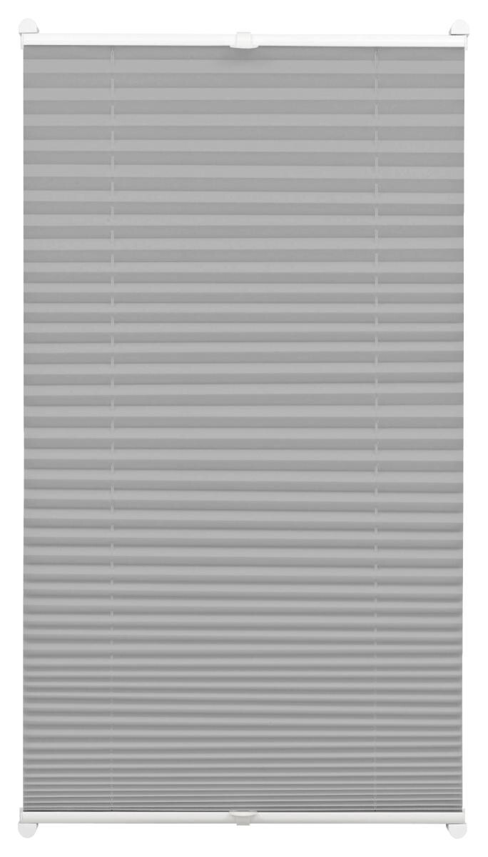 Boviva Spannplissee silber B/L: ca. 85x130 cm