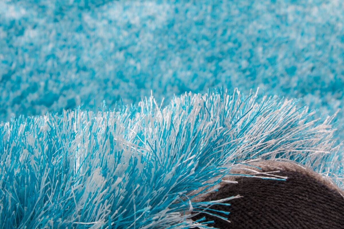 Kayoom Hochflorteppich Diamond 725 blaugrün B/H/L: ca. 160x4x160 cm