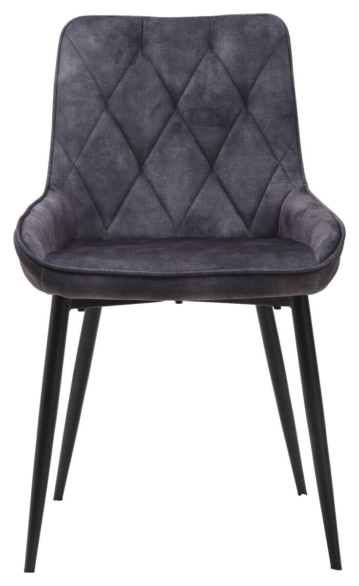 Stuhl Melanie anthrazit Microfaser B/H/T: ca. 48,5x84x57,5 cm