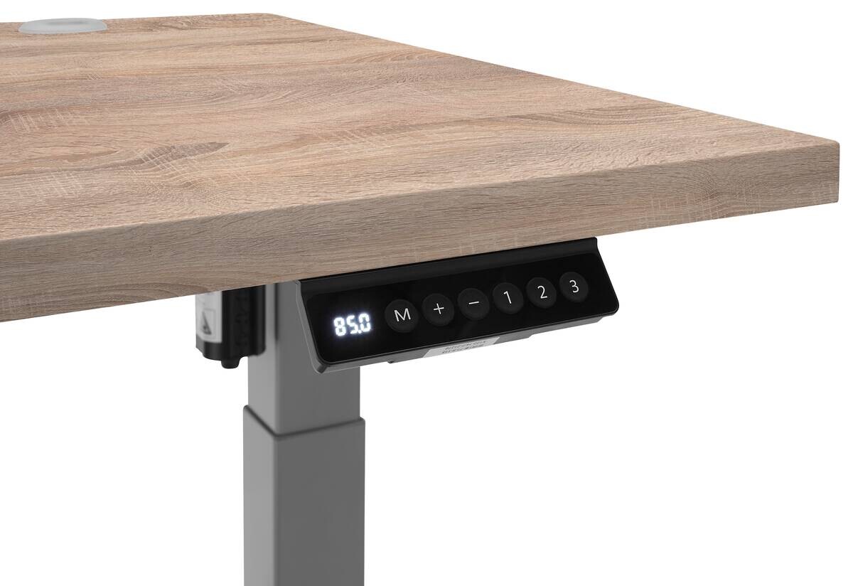 höhenverstellbarer Schreibtisch Pronto 2 Eiche Sonoma Nachbildung B/H/T: ca. 160x75x77 cm