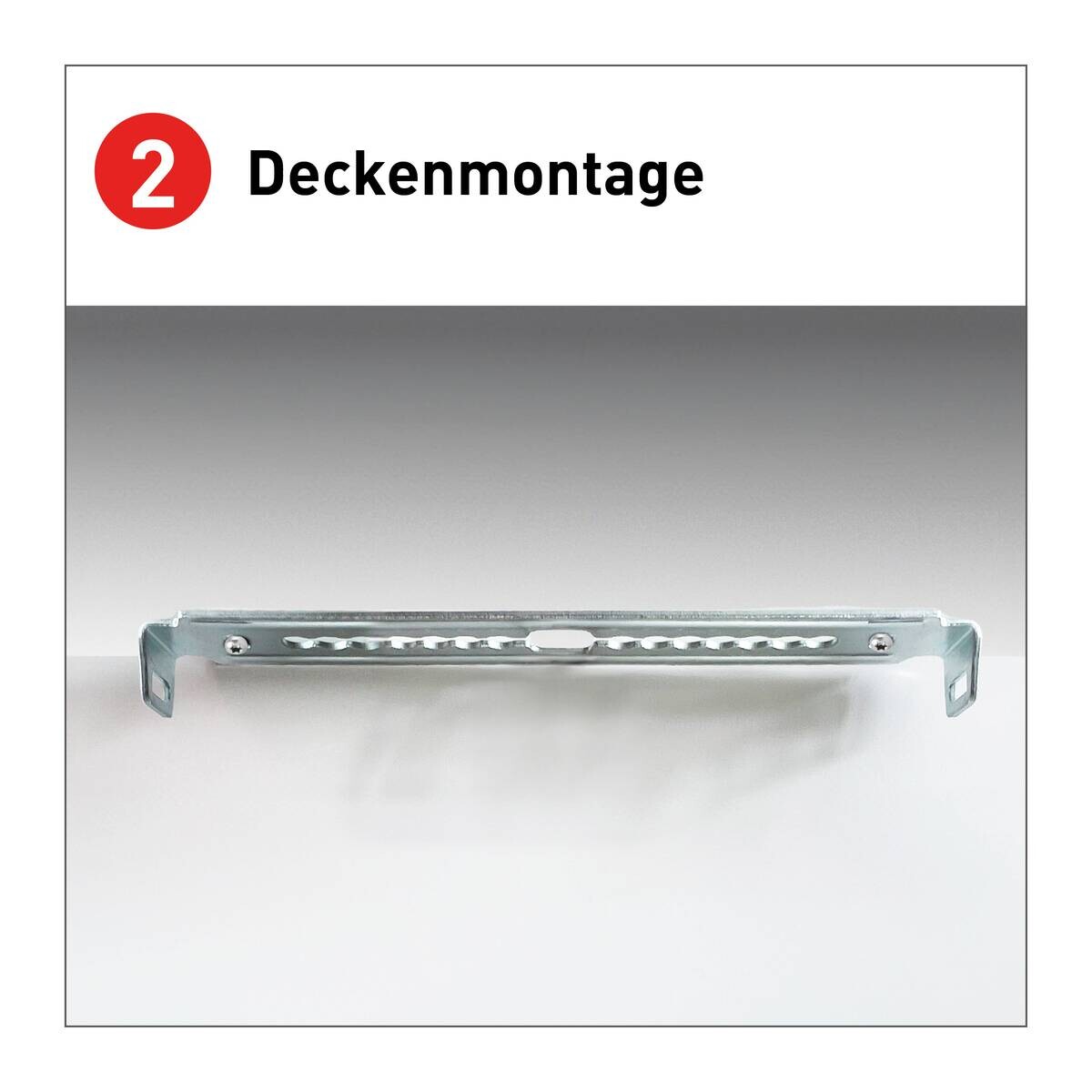 Näve Leuchten Deckenleuchte BONUS NV1384423 weiß Aluminium Kunststoff H/D: ca. 1,5x16,5 cm null 1 Brennstellen