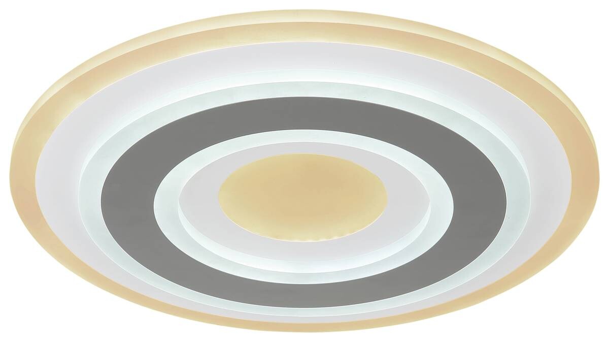 GLOBO Deckenleuchte Sabatino Opal weiß anthrazit Acryl Metall H/D: ca. 5,5x38 cm