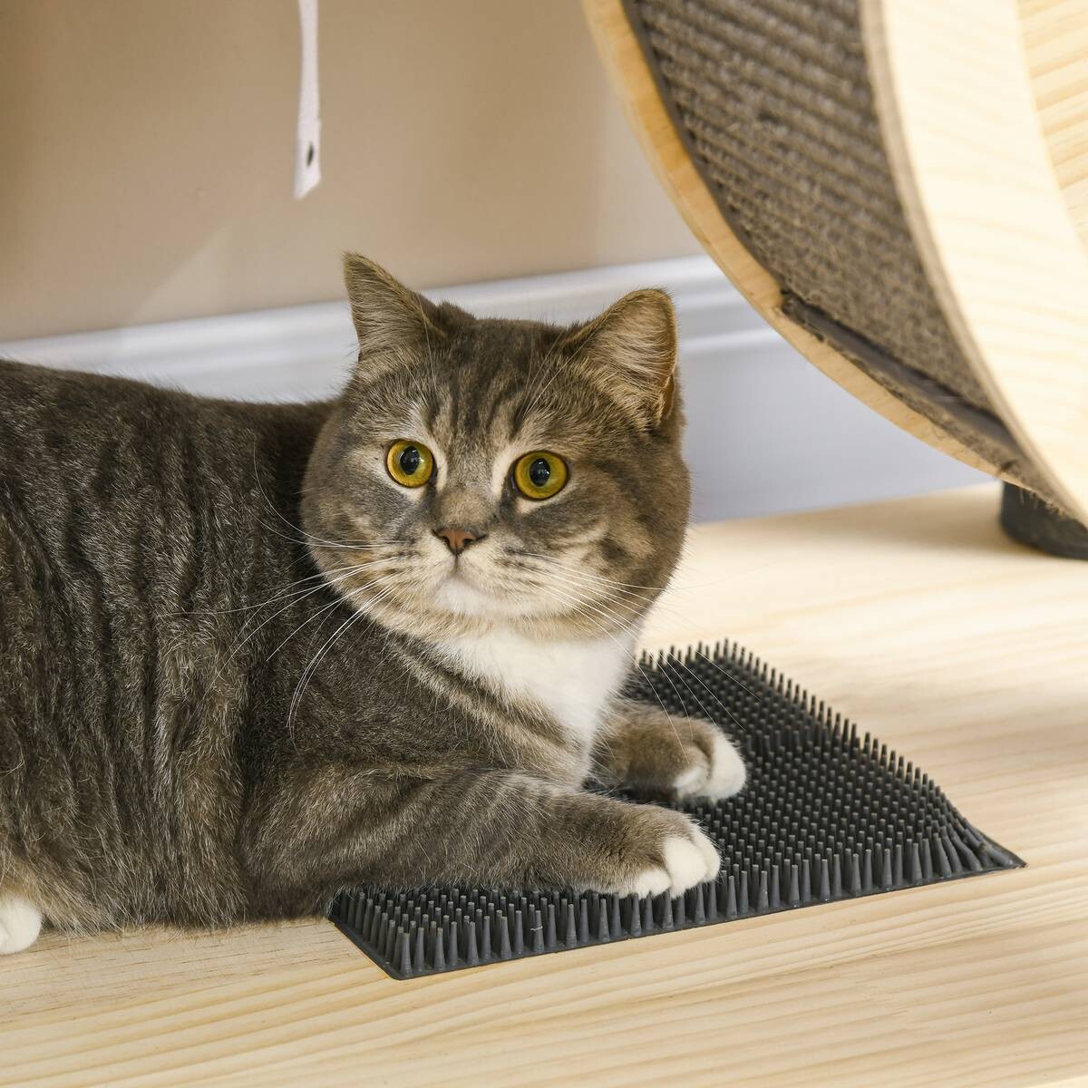 PawHut Kratzbaum natur Kiefer B/H/L: ca. 80x148x40 cm