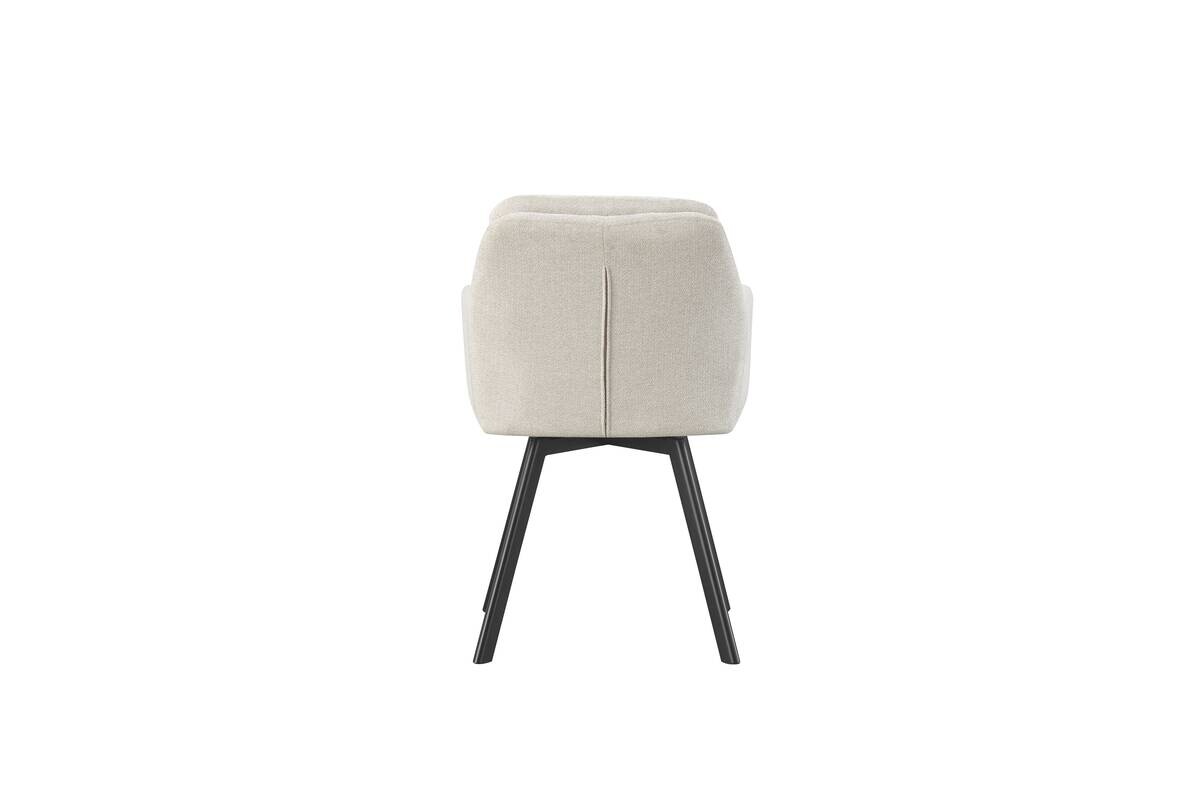 Stuhl SOPHIE, 2er Set creme Stoff B/H/T: ca. 53x87x62 cm