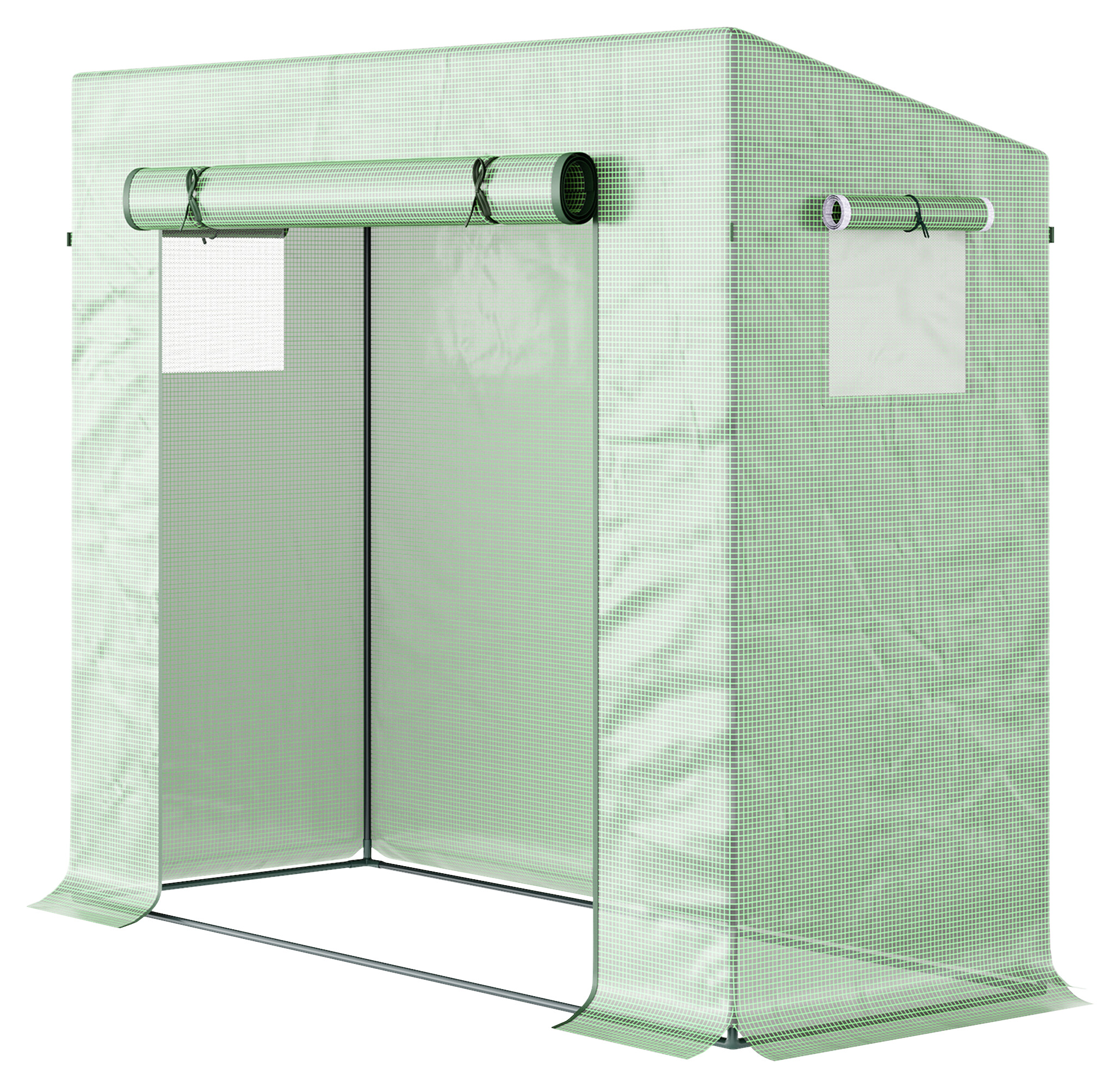 Outsunny Gewächshaus B/H/L: ca. 76x168x200 cm