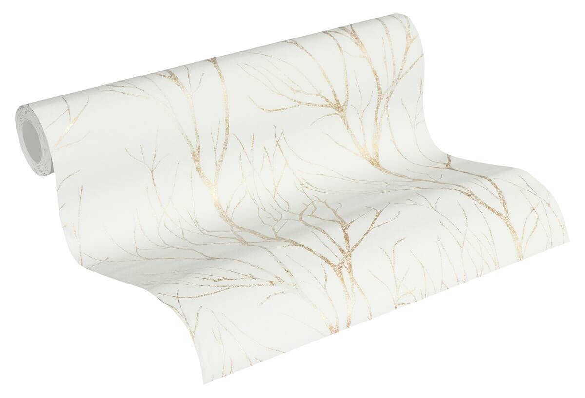 A.S.Creation Vliestapete Blooming Wald beige B/L: ca. 53x1005 cm