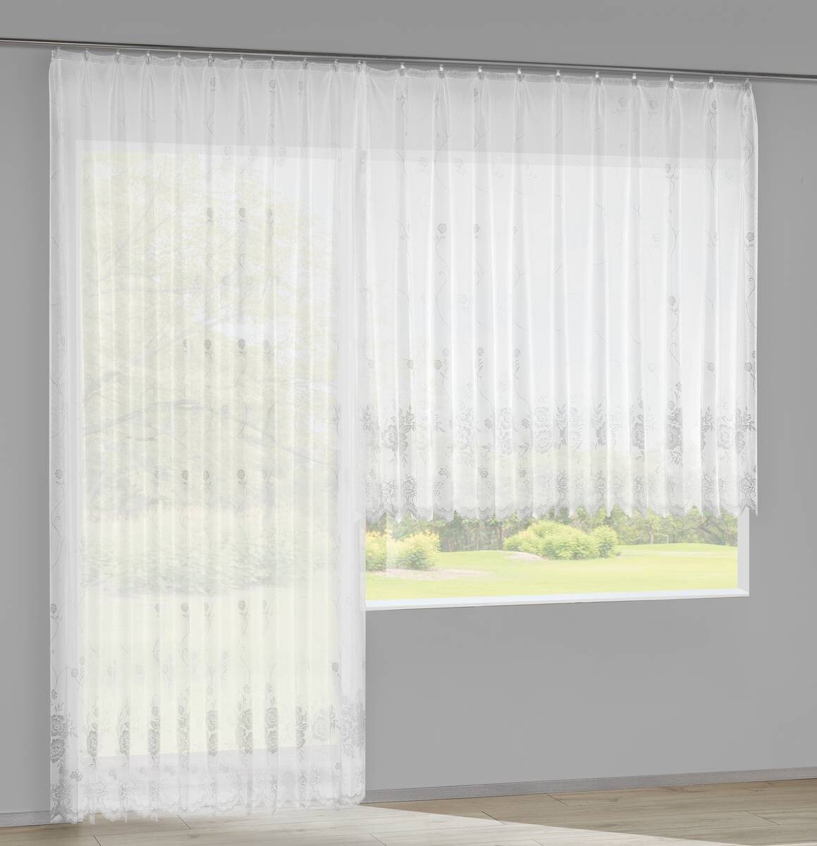 POCOline Fertigstore Amsterdam weiß B/L: ca. 300x125 cm