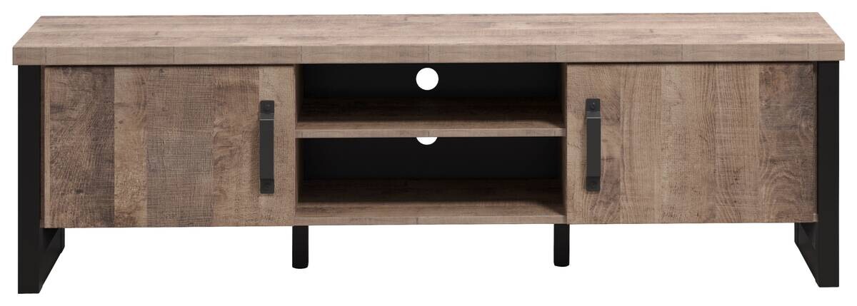 TV-Lowboard Emile Eiche Tabak Nachbildung B/H/T: ca. 166x50x45 cm TV-Lowboard Emile Eiche Tabak Nachbildung B/H/T: ca. 166x50x45 cm