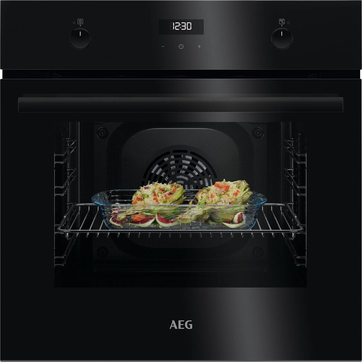 AEG Backofen-Set XXXL60P schwarz B/H/T: ca. 59,4x59,8x56 cm