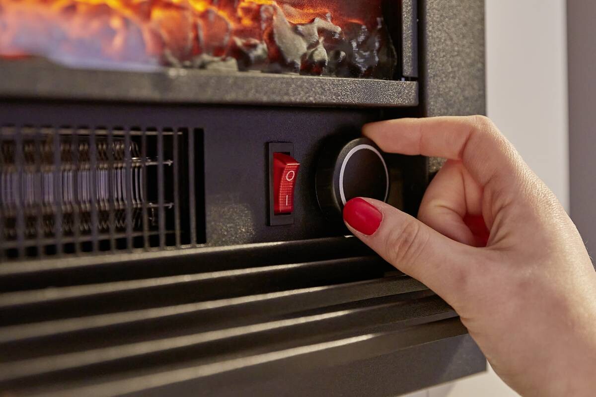 CLASSIC FIRE Elektrischer-Kamin 871125200410 weiß schwarz Glas Metall B/H/T: ca. 70x71x22 cm ca. 1800 W