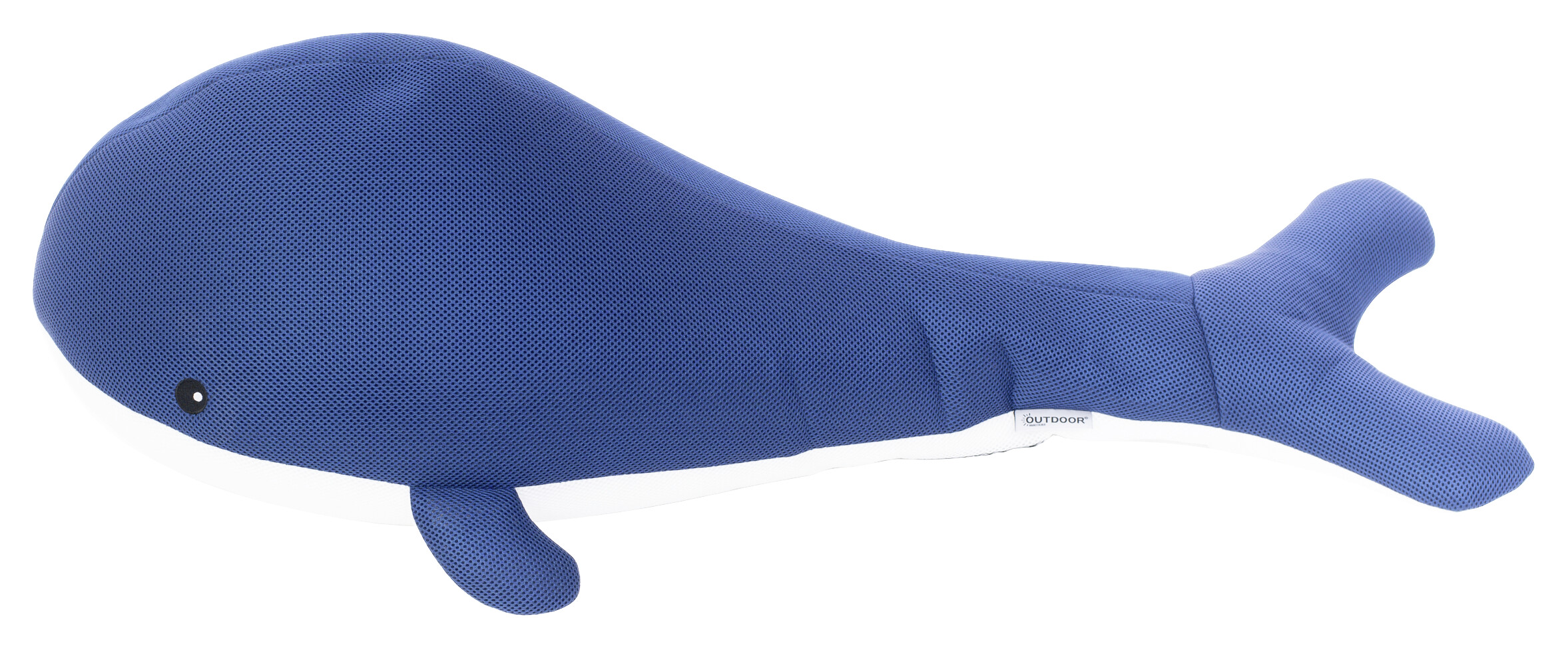 Westmann Sitzsack Schwimmtier Wal blau Polyester B/H/T: ca. 104x30x50 cm