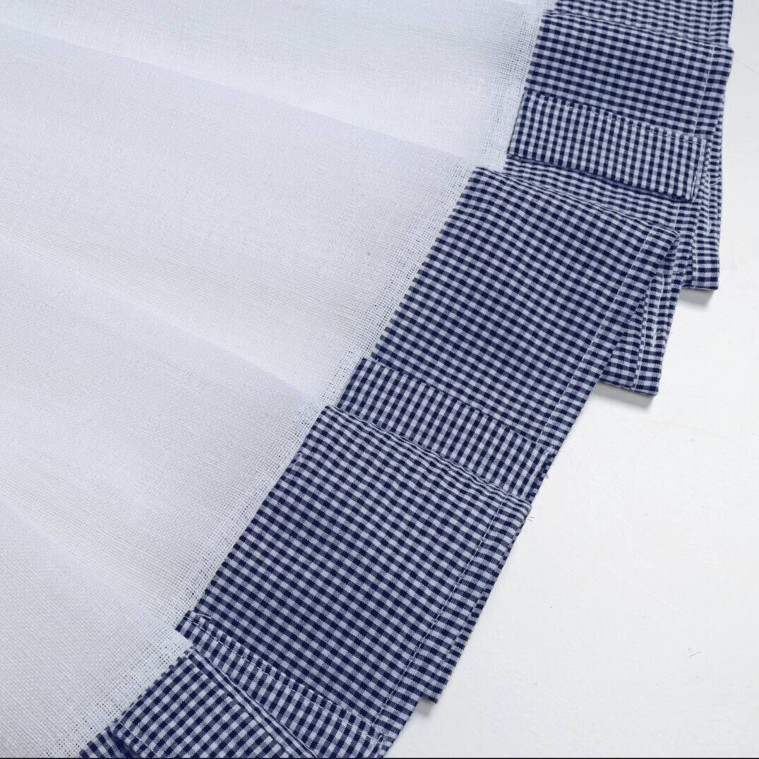 Happy Home Scheibengardine Jens weiß B/L: ca. 140x50 cm