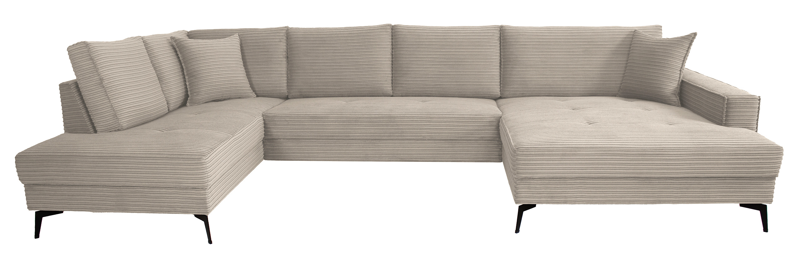 Wohnlandschaft Zero stone Microfaser B/H/T: ca. 362x86x195 cm